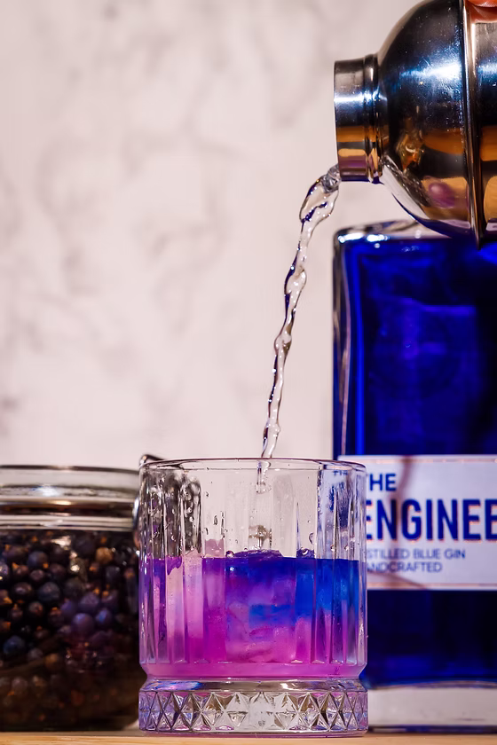 The Engineer Distilled Blue Gin